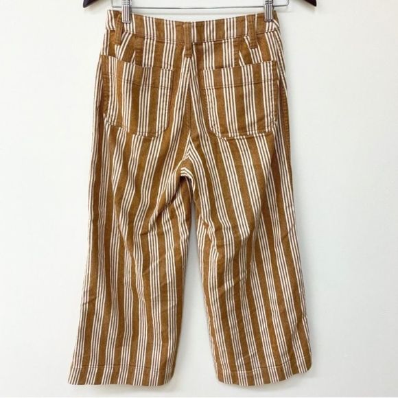 Madewell Emmett Striped Wide Leg Cropped Pants Size 23 - Picture 10 of 14